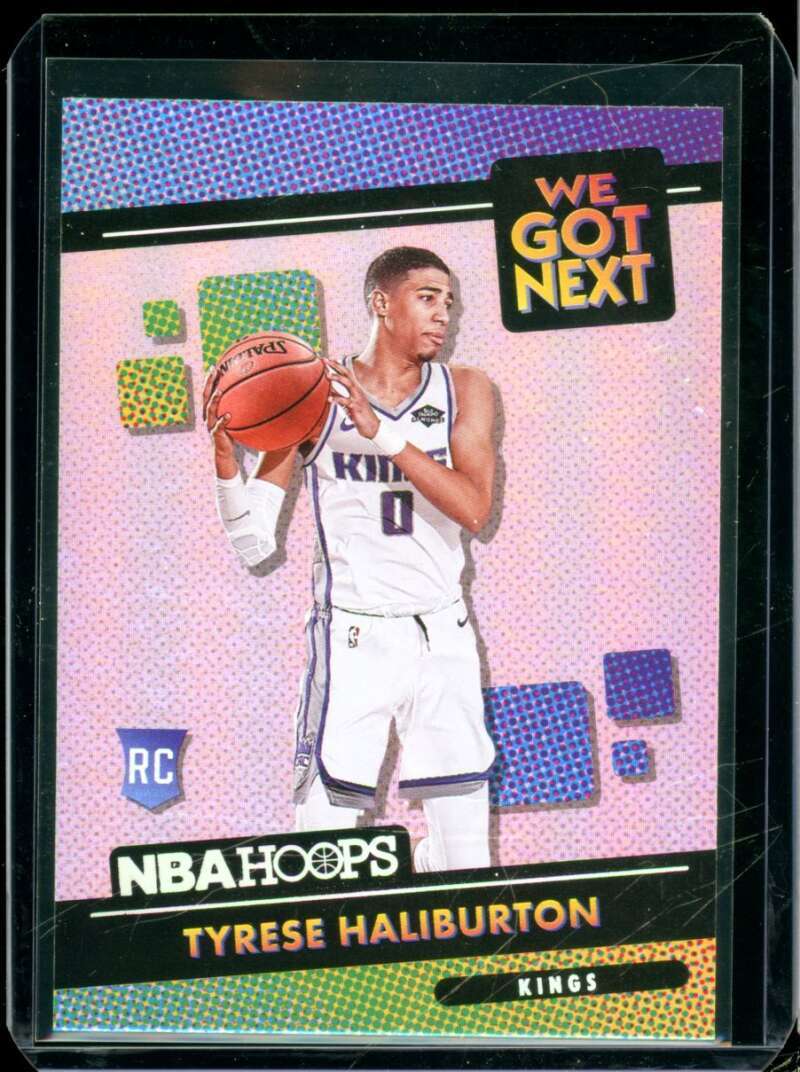 Tyrese Haliburton Rookie Card 2020-21 Hoops We Got Next Holo #12  Image 1