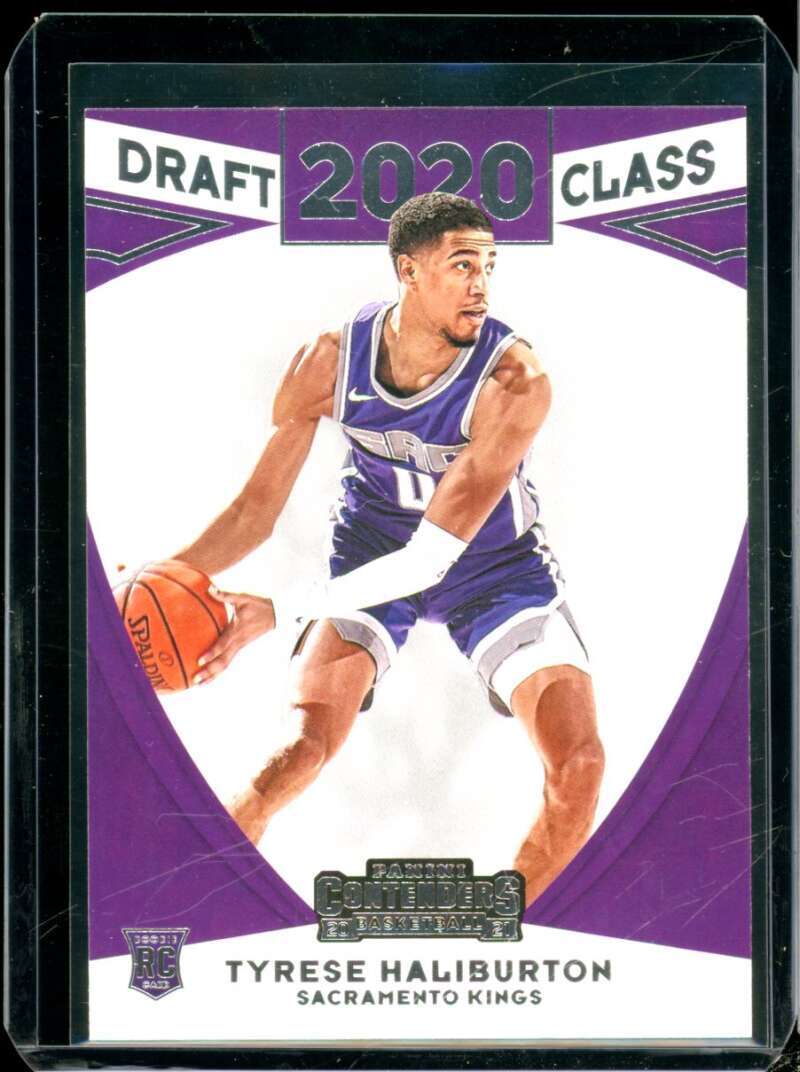 Tyrese Haliburton Rookie 2020-21 Panini Contender '20 Draft Class Contender #21  Image 1
