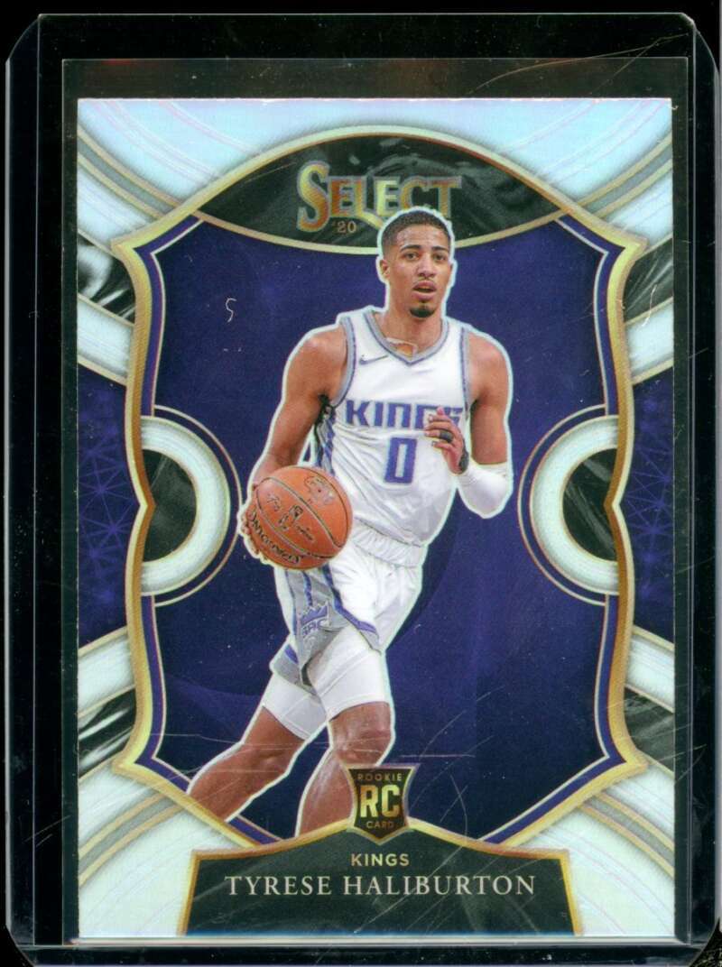 Tyrese Haliburton Rookie Card 2020-21 Select Prizms Silver #72  Image 1