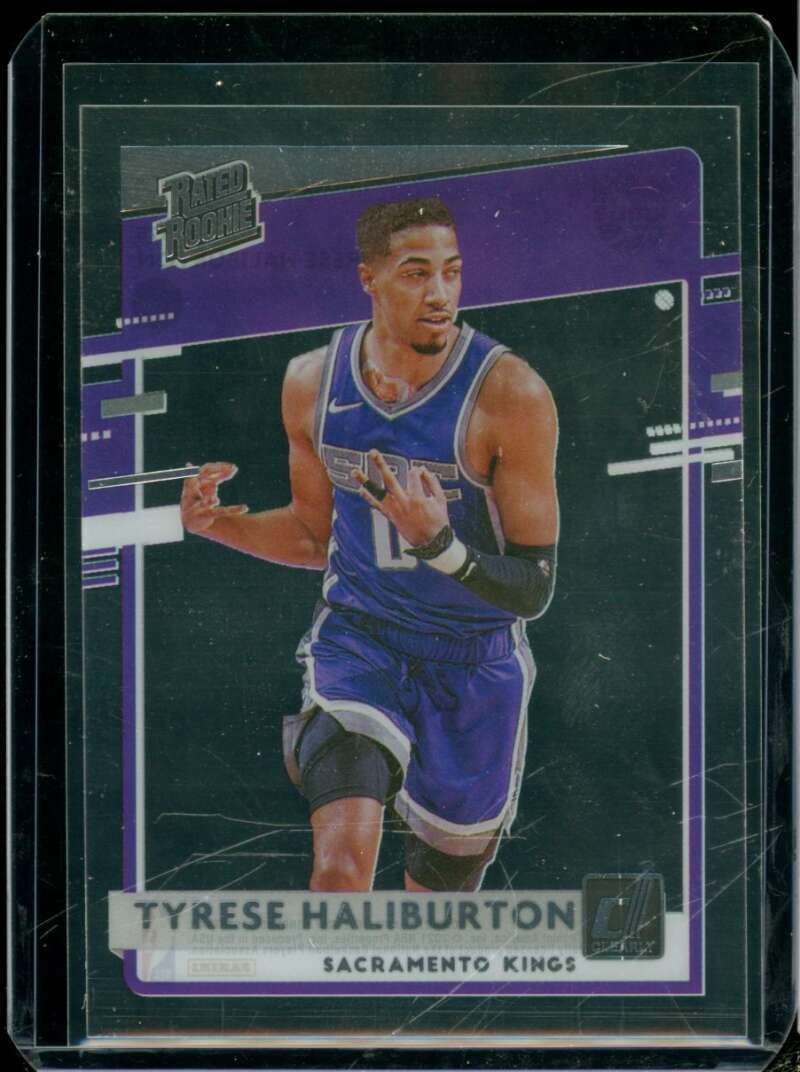 Tyrese Haliburton Rookie Card 2020-21 Clearly Donruss #75  Image 1