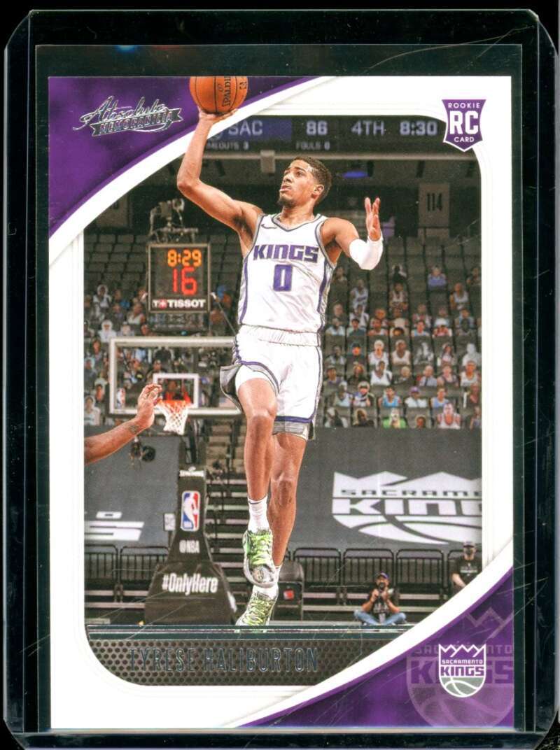 Tyrese Haliburton Rookie Card 2020-21 Absolute Memorabilia #86  Image 1