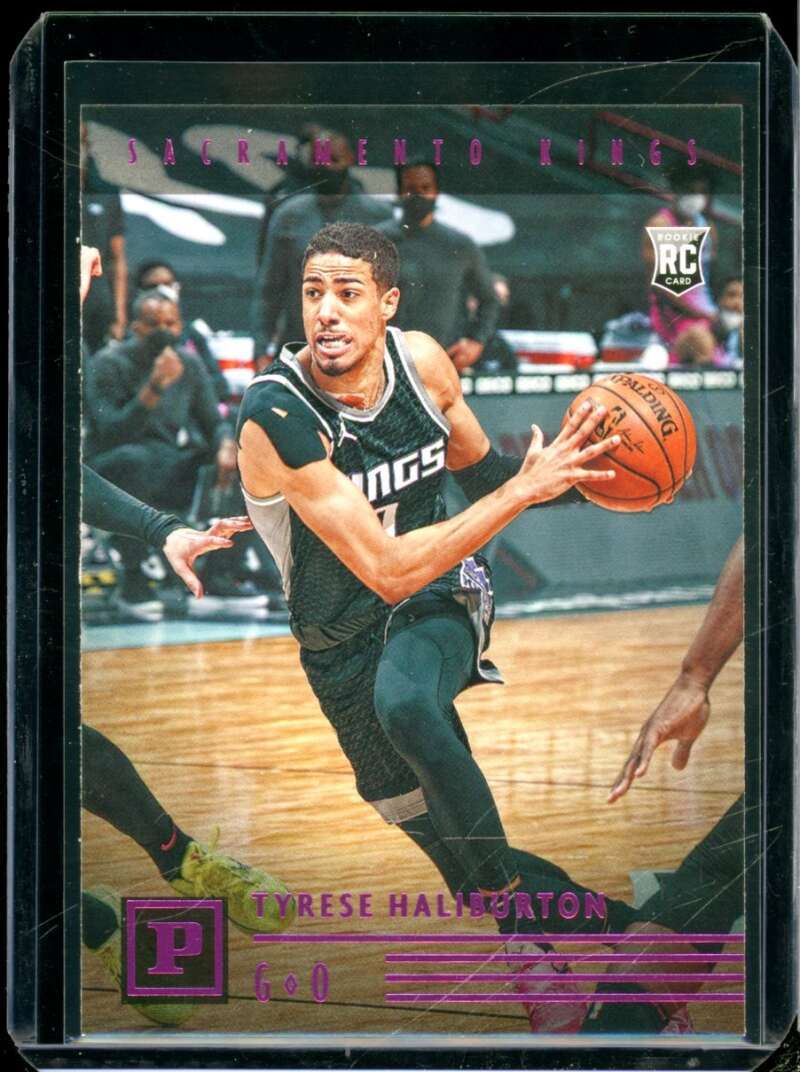 Tyrese Haliburton Rookie Card 2020-21 Panini Chronicles Panini Pink #103  Image 1