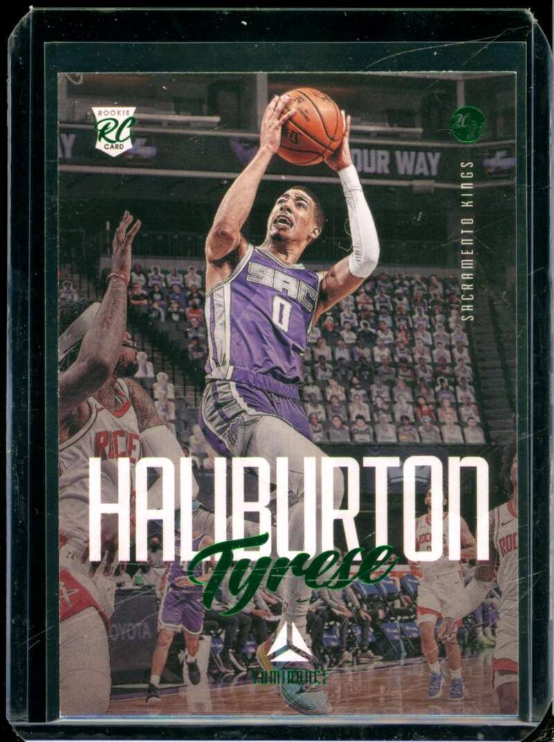 Tyrese Haliburton Rookie Card 2020-21 Panini Chronicles Luminance Green #149  Image 1