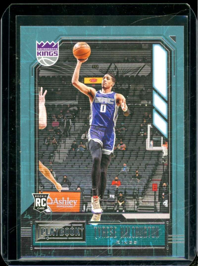Tyrese Haliburton Rookie Card 2020-21 Panini Chronicles Playbook #188  Image 1