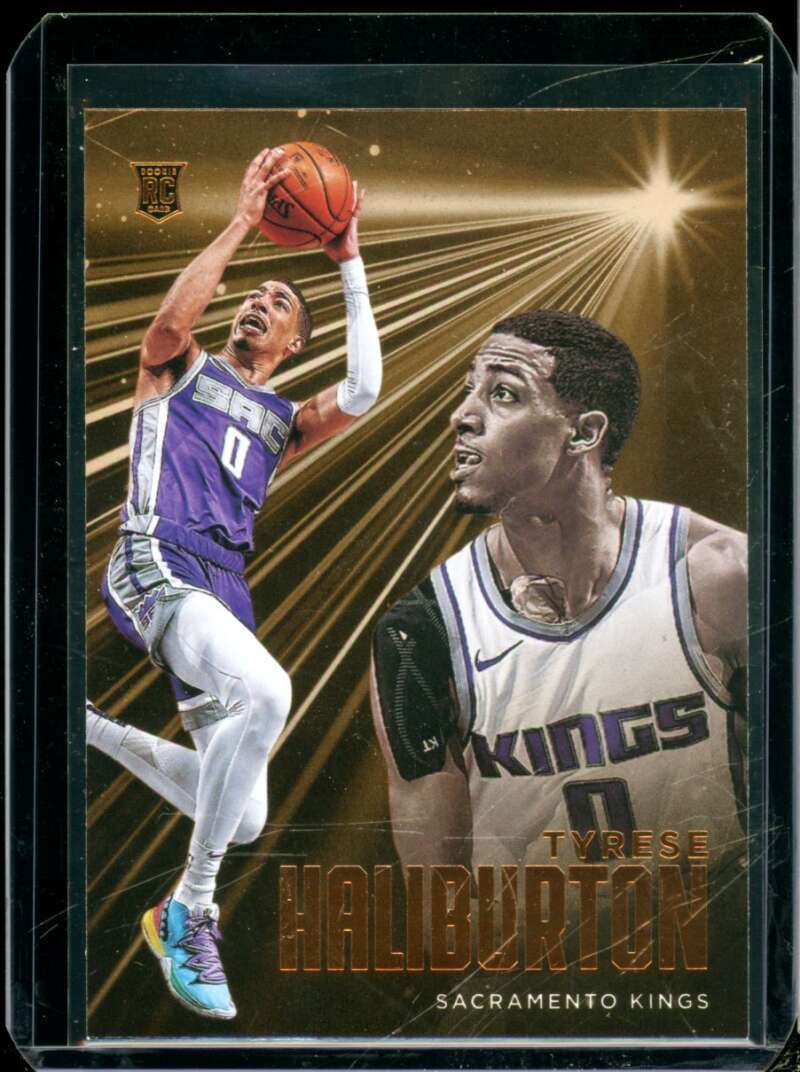 Tyrese Haliburton Rookie Card 2020-21 Panini Chronicles Bronze #204  Image 1