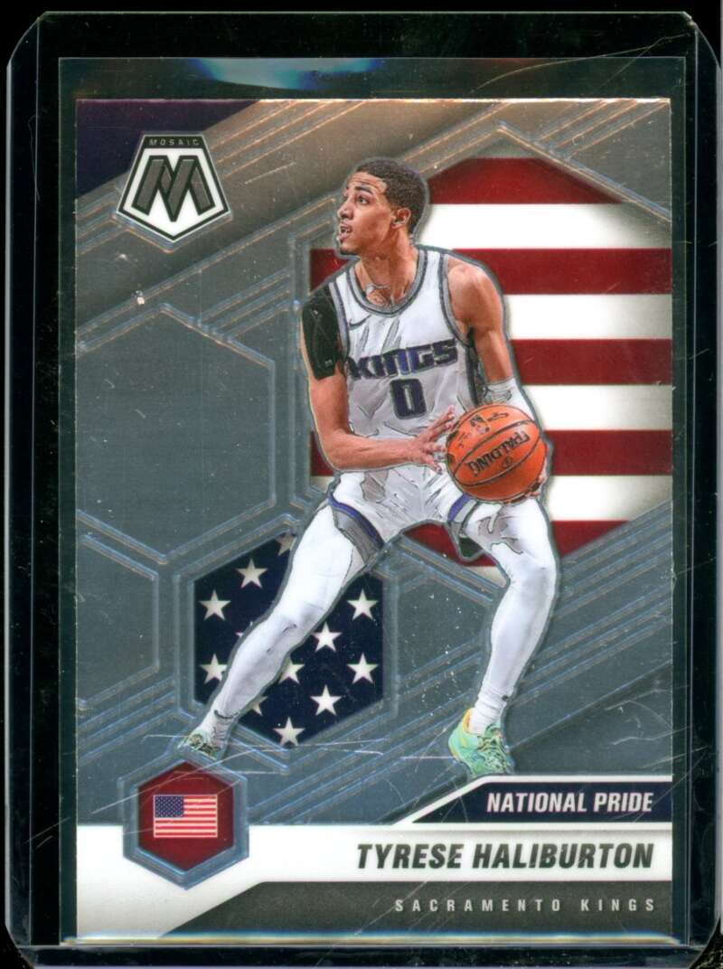 Tyrese Haliburton Rookie Card 2020-21 Panini Mosaic #258  Image 1