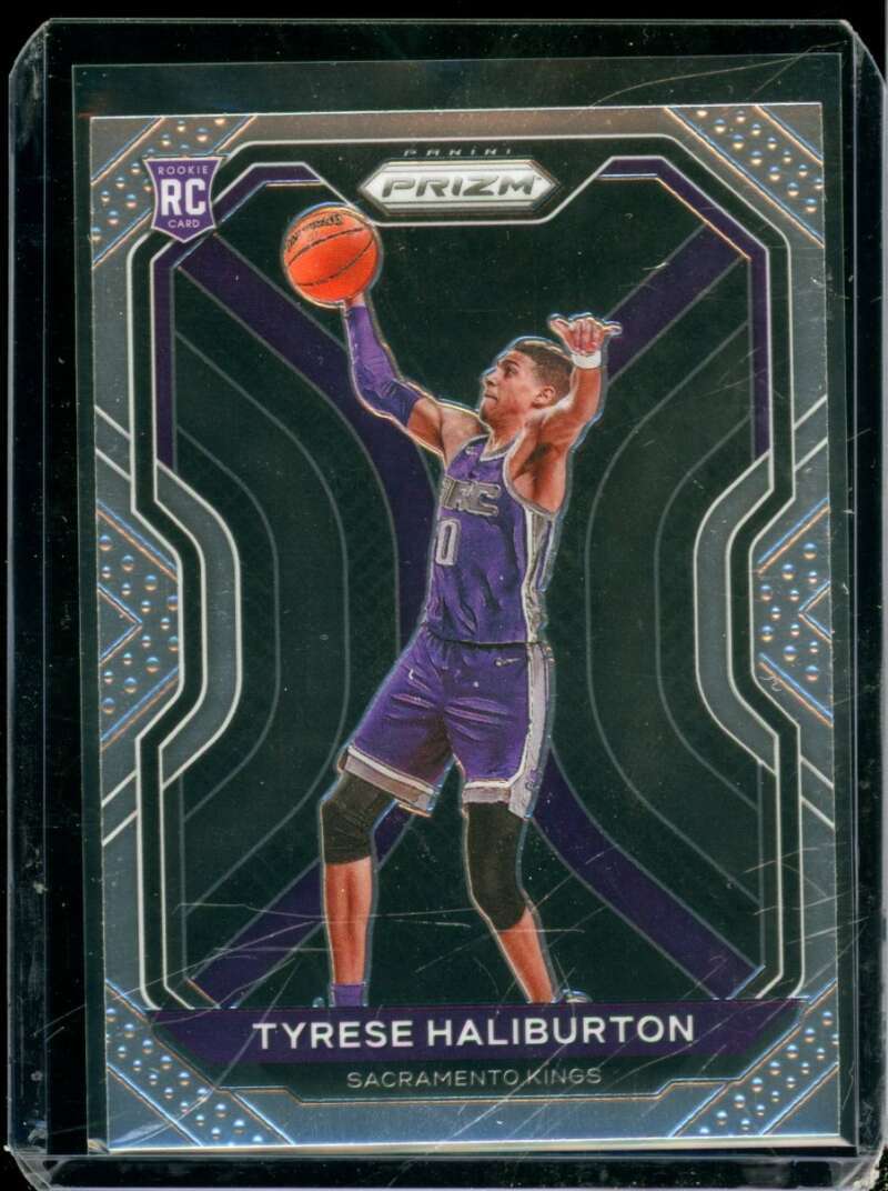 Tyrese Haliburton Rookie Card 2020-21 Panini Prizm #262  Image 1