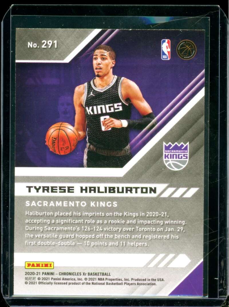 Tyrese Haliburton Rookie Card 2020-21 Panini Chronicles XR #291  Image 2