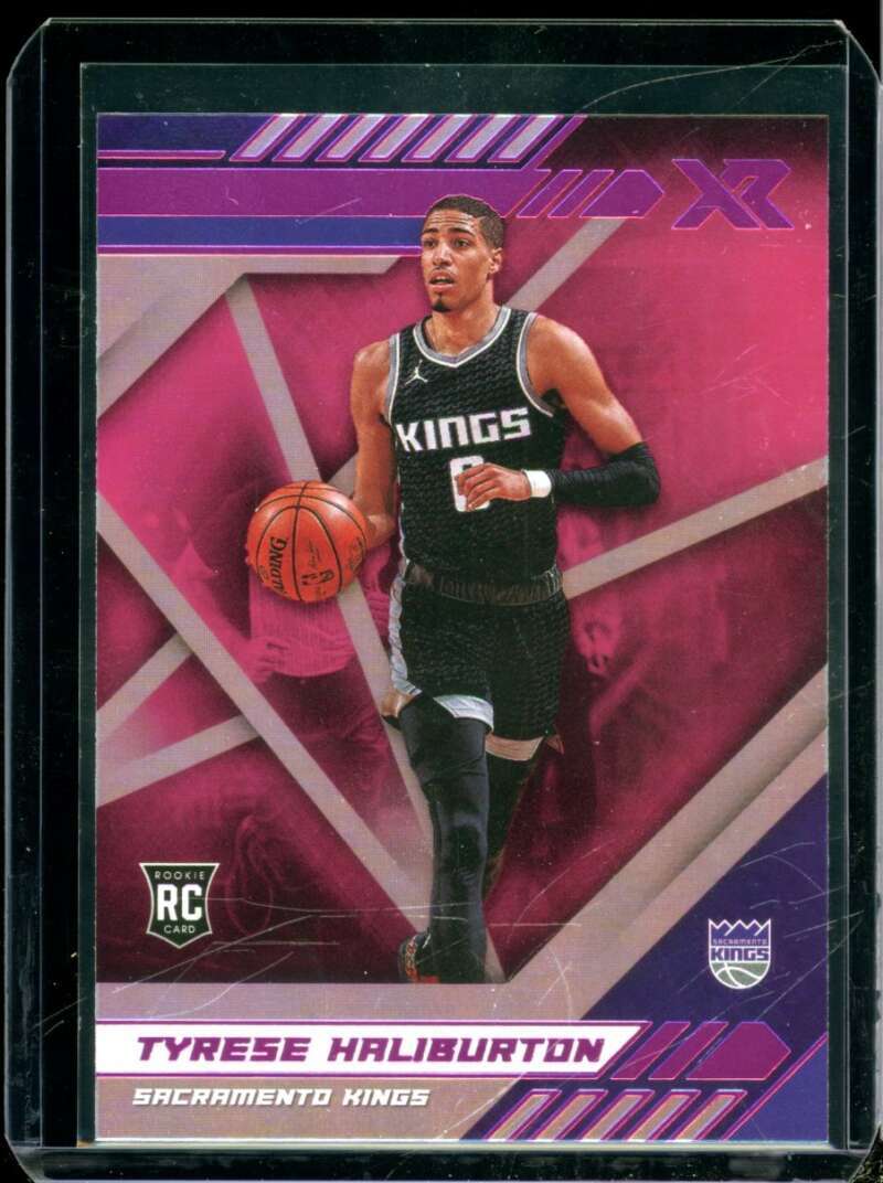Tyrese Haliburton Rookie Card 2020-21 Panini Chronicles Pink XR #291  Image 1