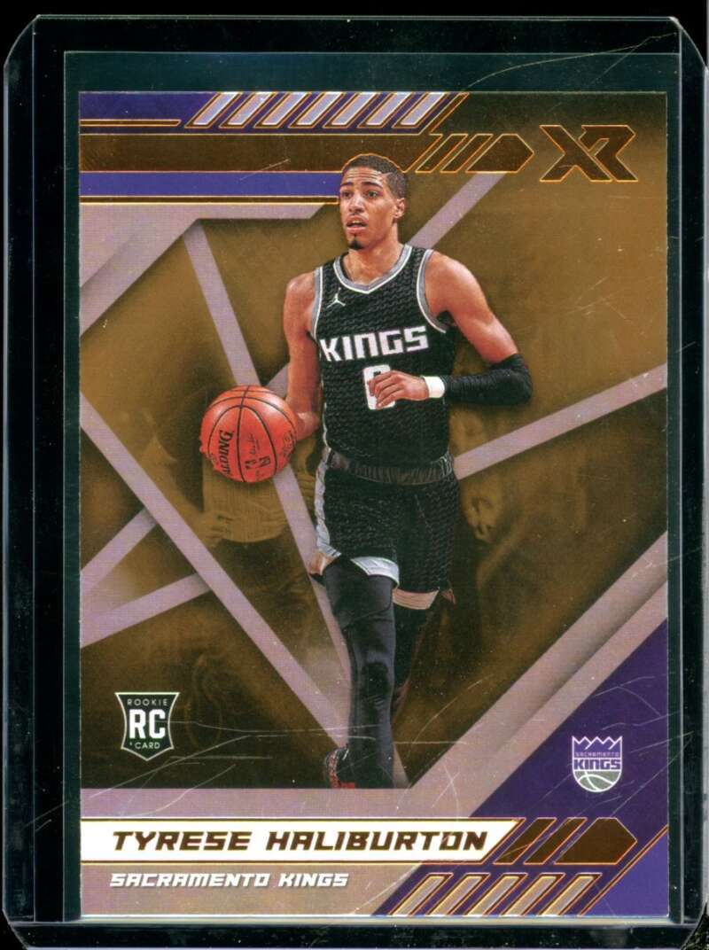 Tyrese Haliburton Rookie Card 2020-21 Panini Chronicles Teal XR #291  Image 1