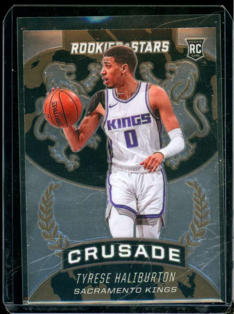 Tyrese Haliburton Rookie Card 2020-21 Panini Chronicles Crusade #516  Image 1