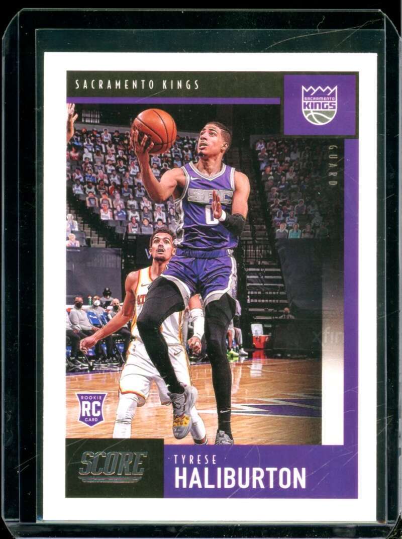 Tyrese Haliburton Rookie Card 2020-21 Panini Chronicles Score #610  Image 1