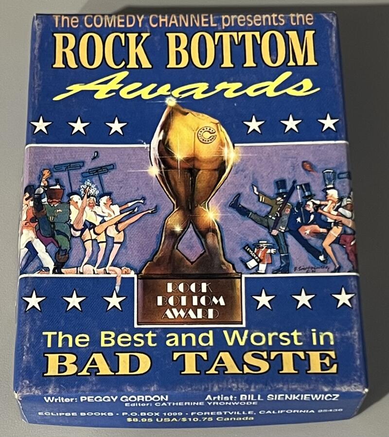 1990 The Comedy Channel Presents Rock Bottom Awards 36-Card Unsealed Set Image 1