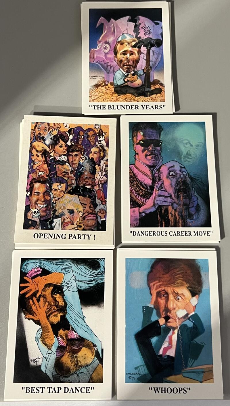 1990 The Comedy Channel Presents Rock Bottom Awards 36-Card Unsealed Set Image 2