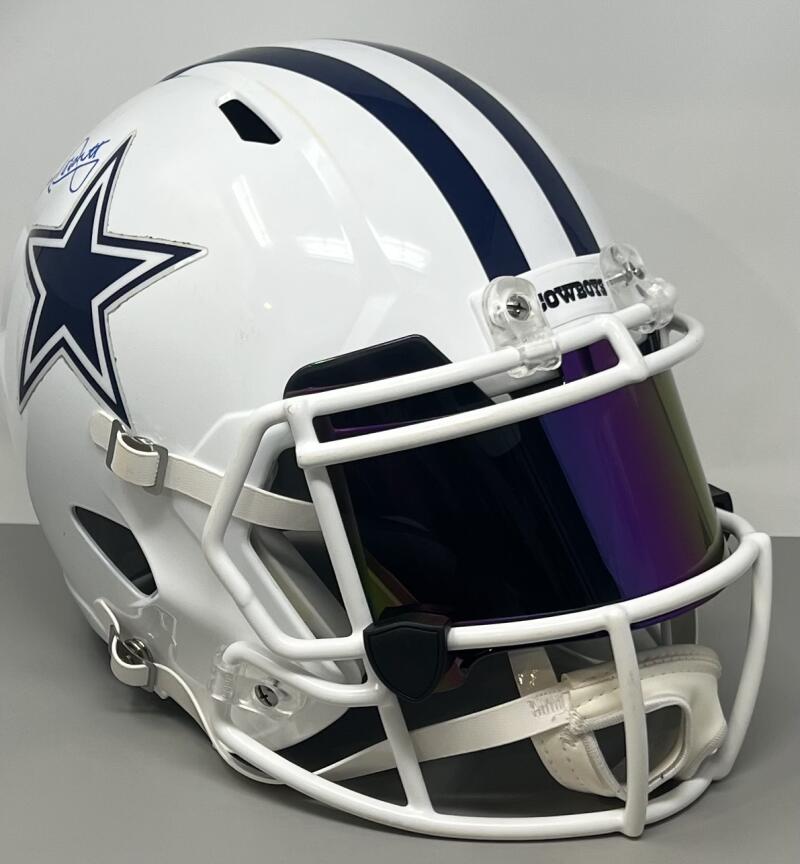 Tony Dorsett Autograph Signed Cowboys Full Size Football Helmet Beckett Authentic Image 2
