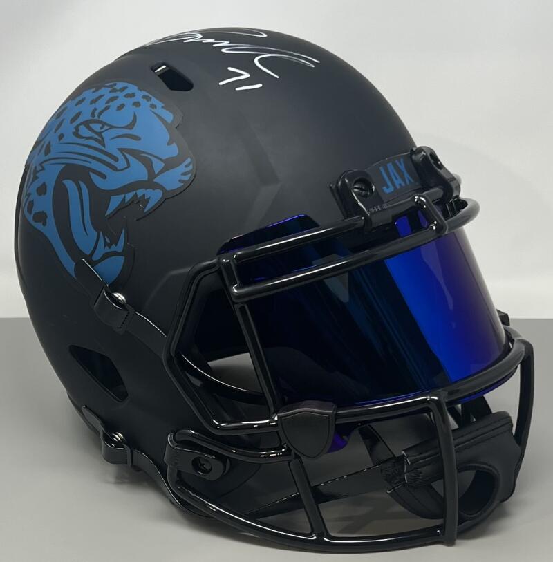 Tony Boselli Autograph Signed Jaguars Full Size Football Helmet Beckett Authentic Image 3