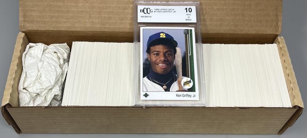 1989 Upper Deck Baseball Hand Collated Set w/BCCG 10 Ken Griffey Jr RC Image 1