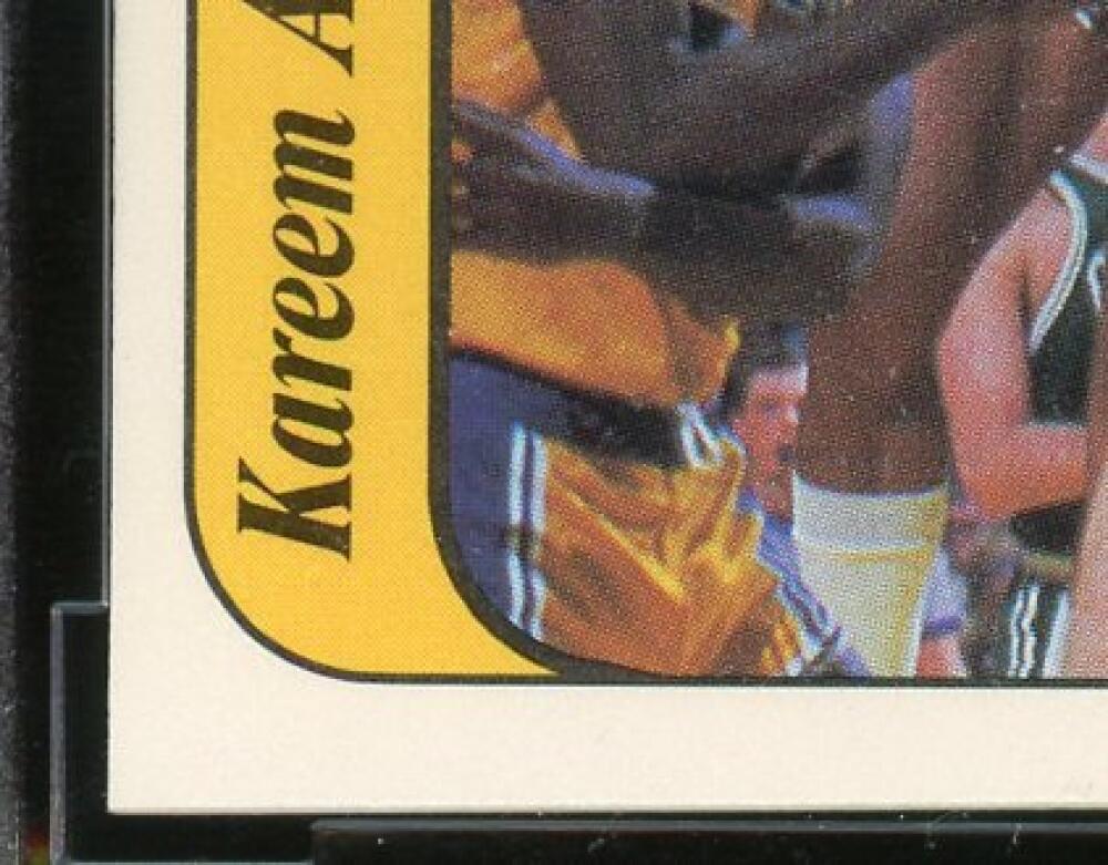 1986-87 Fleer Stickers #1 Kareem Abdul-Jabbar Card BGS BCCG 9 Near Mint+ Image 5