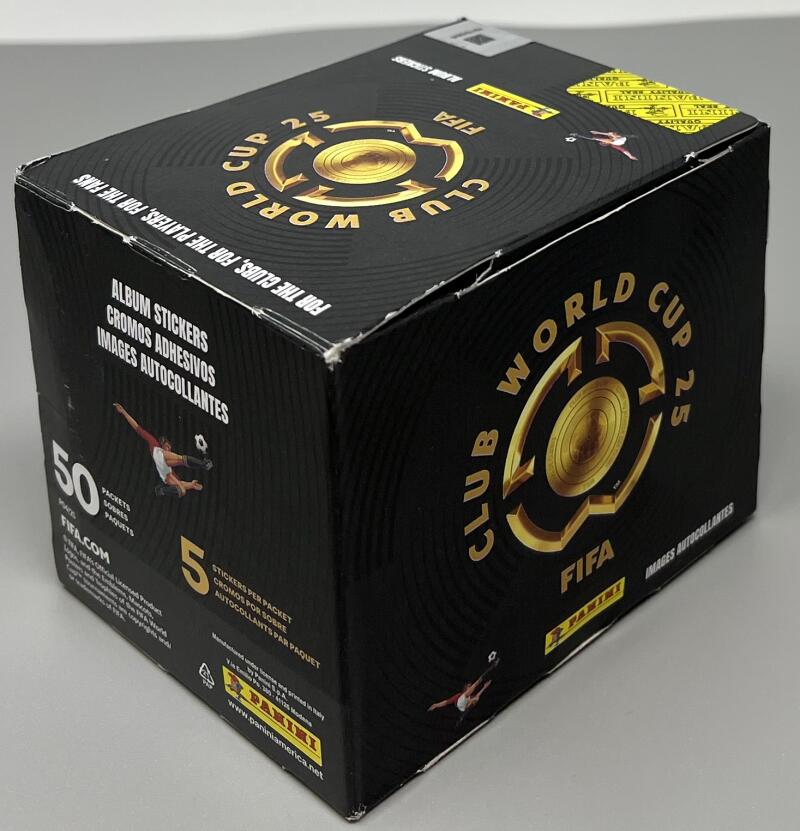 2025 Panini FIFA Club World Cup 50-Pack Soccer (Futbol) Sticker Collection Box Image 2