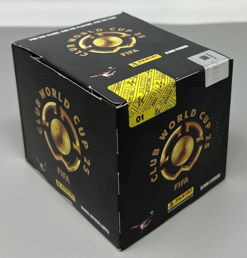 2025 Panini FIFA Club World Cup 50-Pack Soccer (Futbol) Sticker Collection Box Image 1