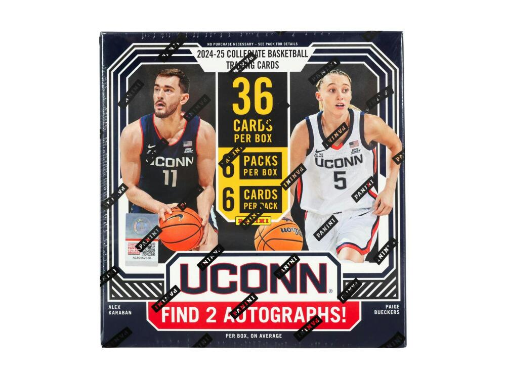 2024-25 Panini UConn Collegiate Basketball Hobby Box Image 1