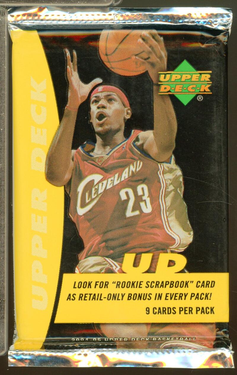 2004-05 Upper Deck Basketball Retail Pack   LeBron 2nd Year Image 1