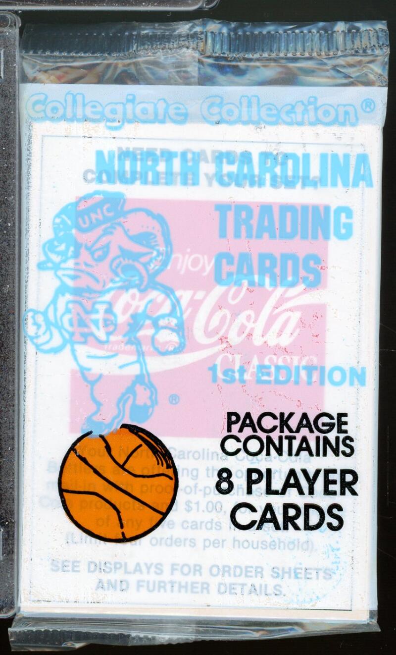 1989-90 North Carolina Collegiate Basketball Pack  Michael Jordan on Back Image 1