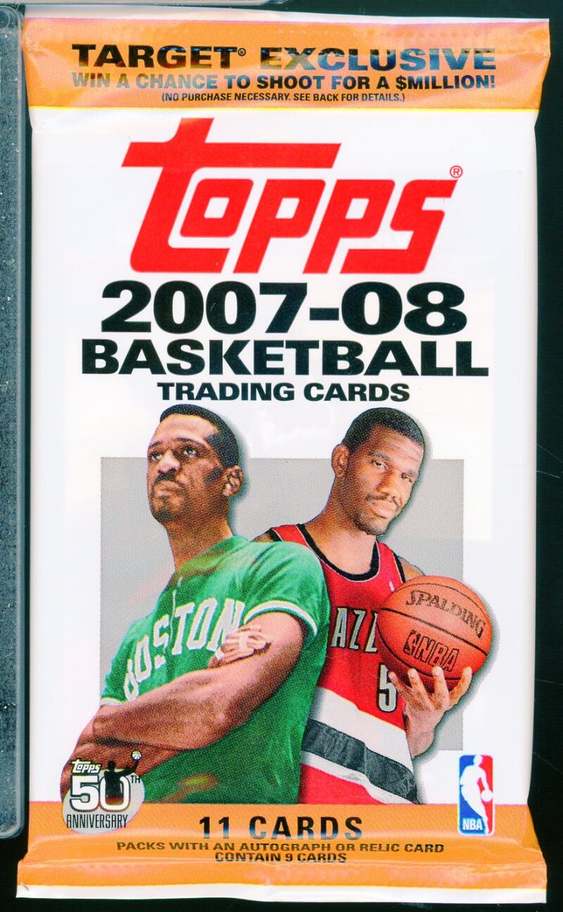 2007-08 Topps Exclusive Basketball Retail Pack  Durant Rookie Year! Image 1
