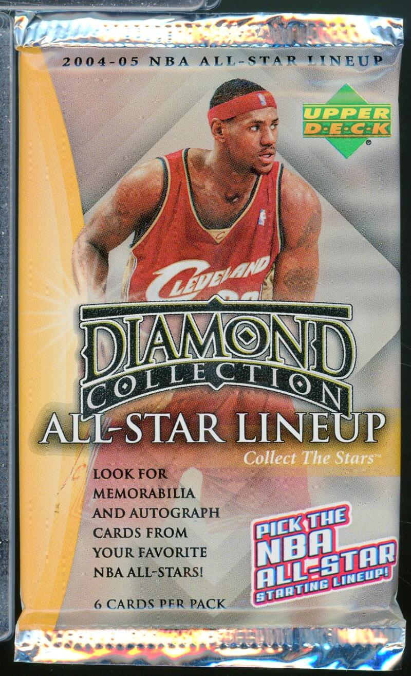 2004-05 Upper Deck Diamond Collection ALL-STAR LINEUP Basketball Pack  Image 1