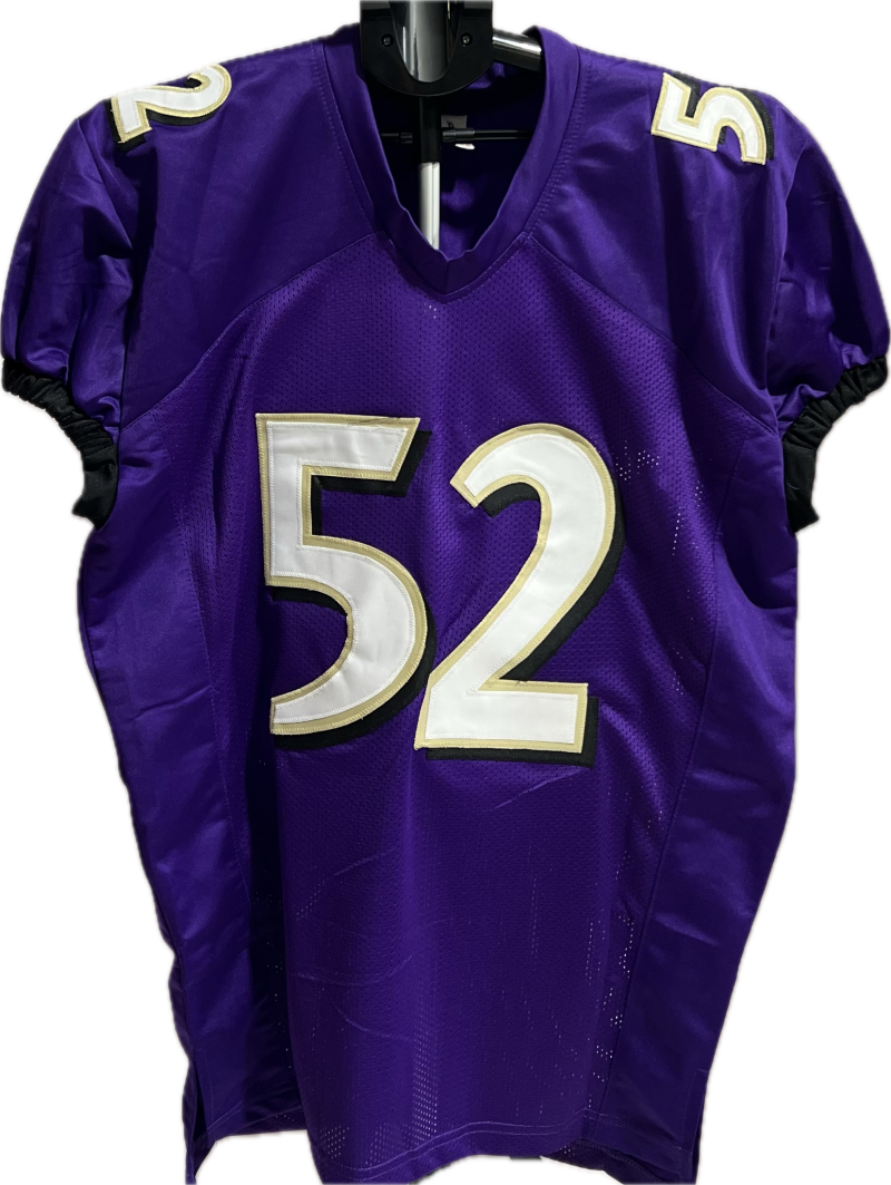 Ray Lewis Autographed Signed Ravens Football Jersey BECKETT Authentic  Image 2