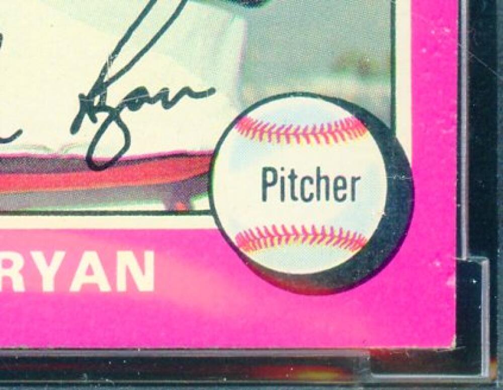 1975 Topps #500 Nolan Ryan Card BGS BCCG 8 Excellent+ Image 6