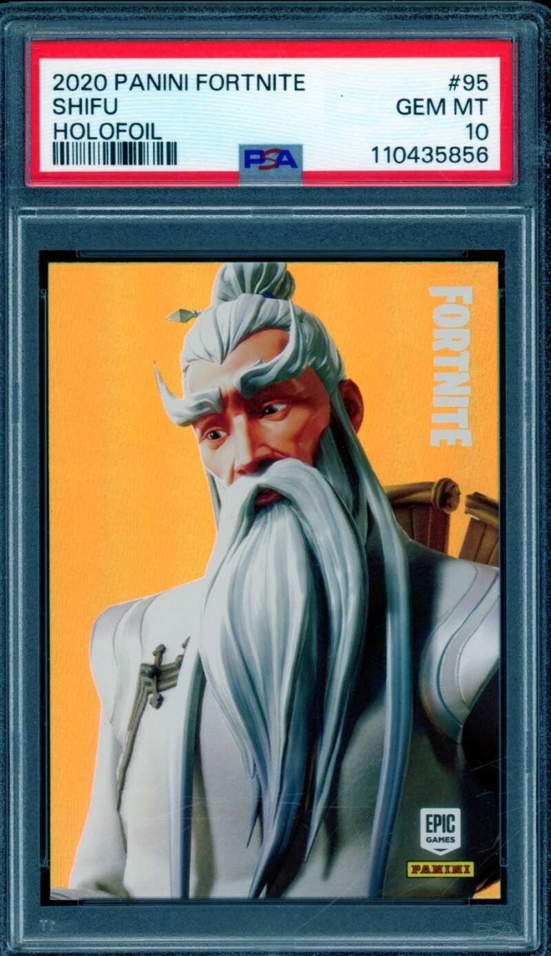 Shifu Card 2020 Panini Fortnite USA Holofoil (pop 4) #95 PSA 10 Image 1