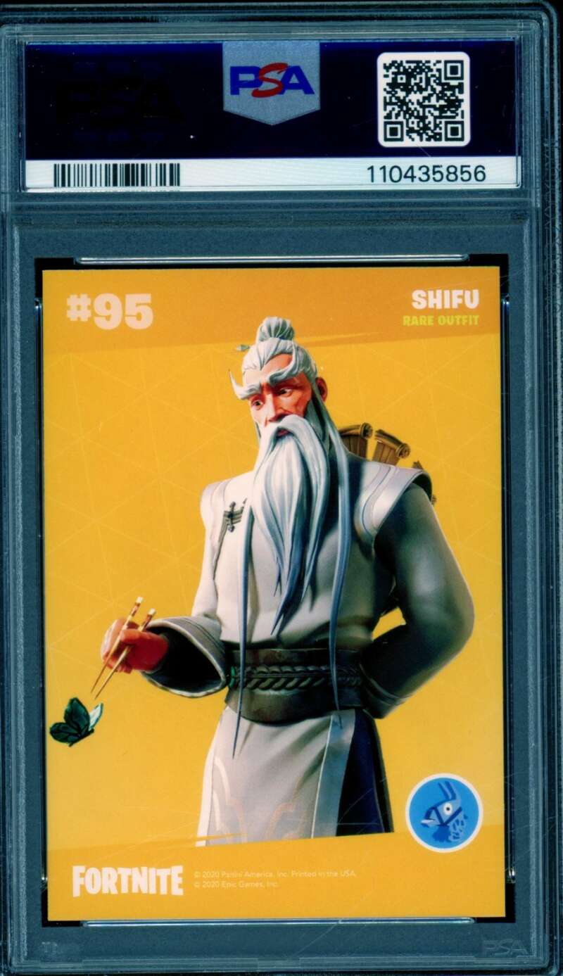 Shifu Card 2020 Panini Fortnite USA Holofoil (pop 4) #95 PSA 10 Image 2