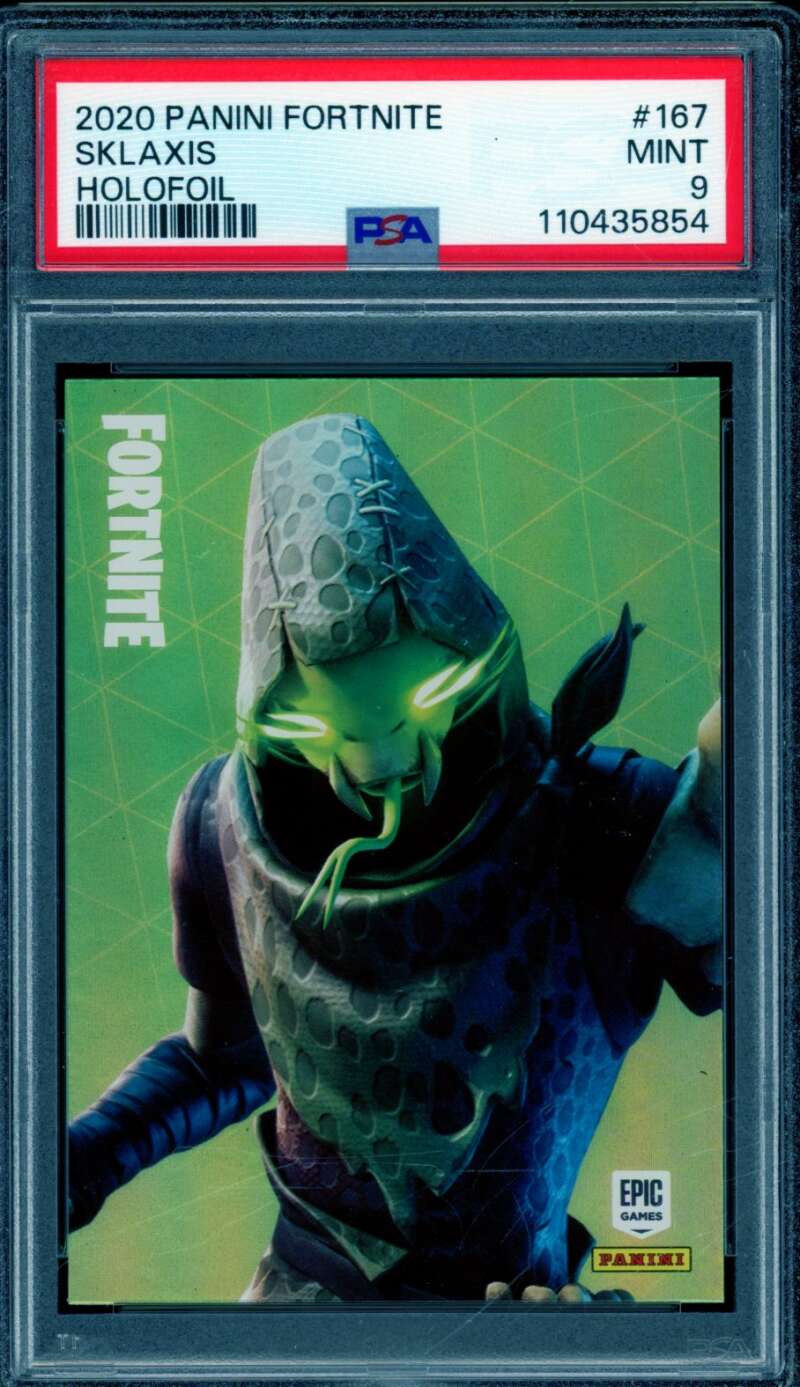 Sklaxis Card 2020 Panini Fortnite USA Holofoil (pop 3)#167 PSA 9 Image 1