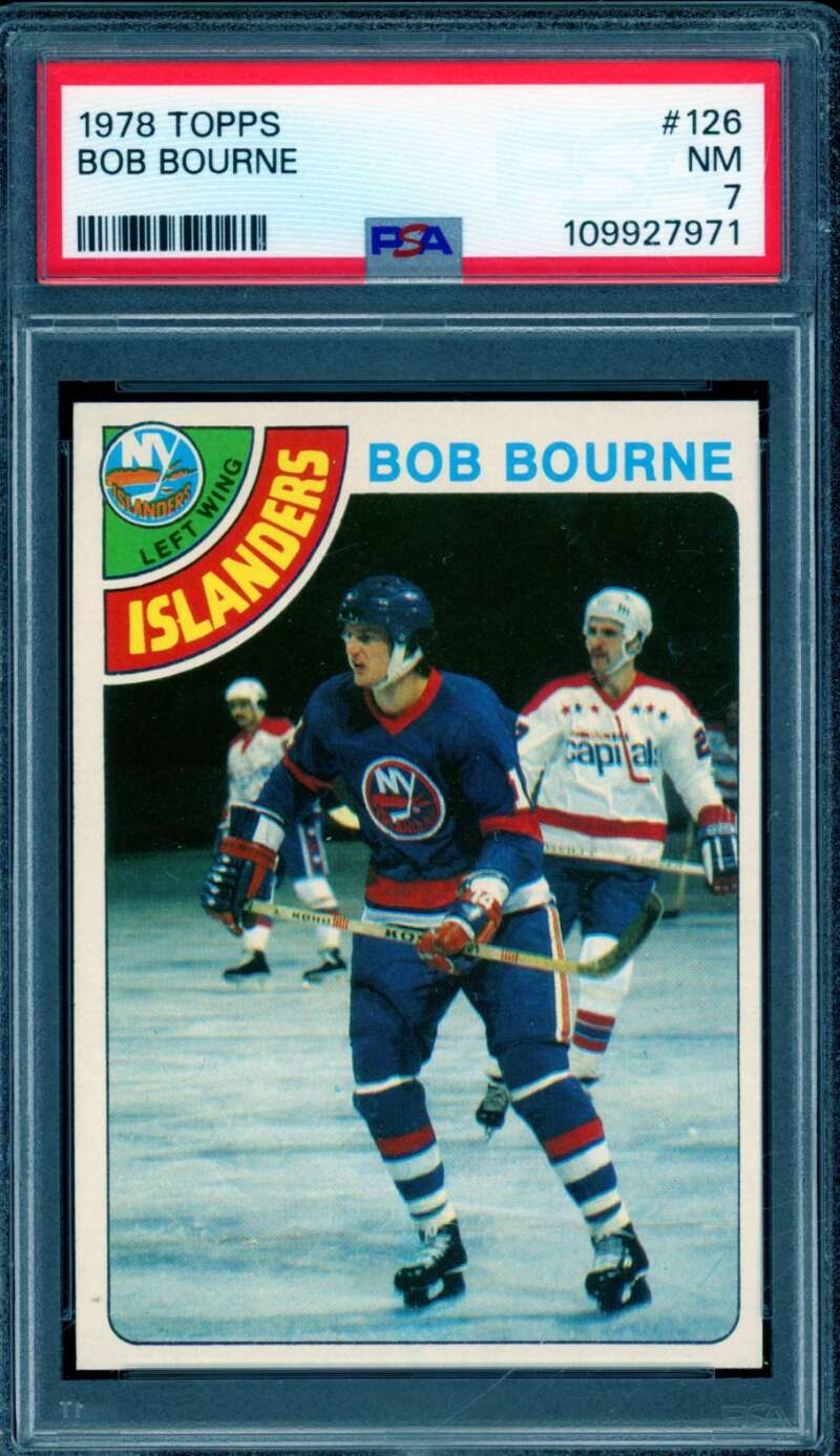 Bob Bourne Card 1978-79 Topps #126 PSA 7 Image 1