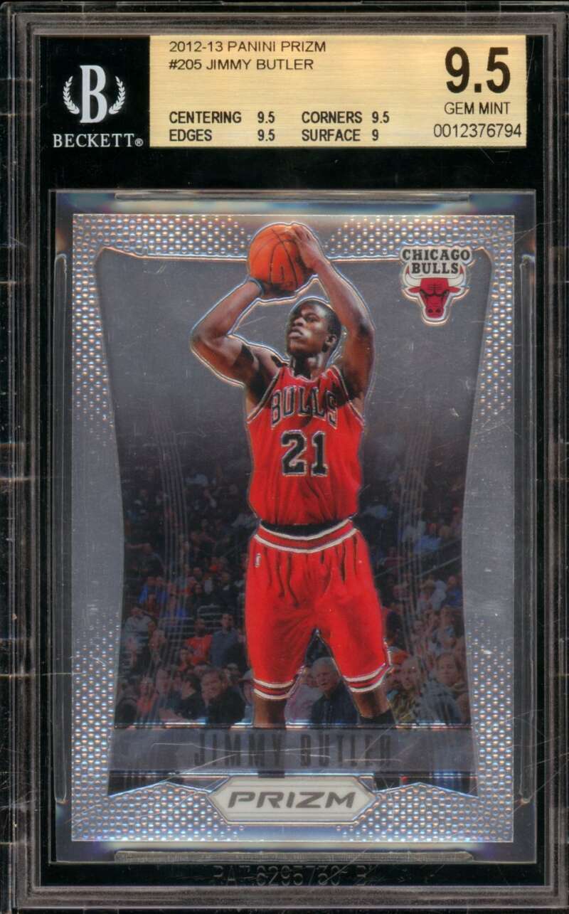 Jimmy Butler Rookie Card 2012-13 Panini Prizm #205 BGS 9.5 Image 1