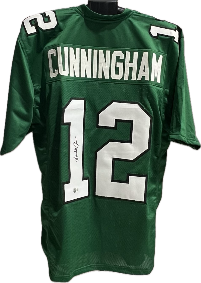 Randall Cunningham Autograph Signed Eagles Football Jersey Beckett Authentic Image 1