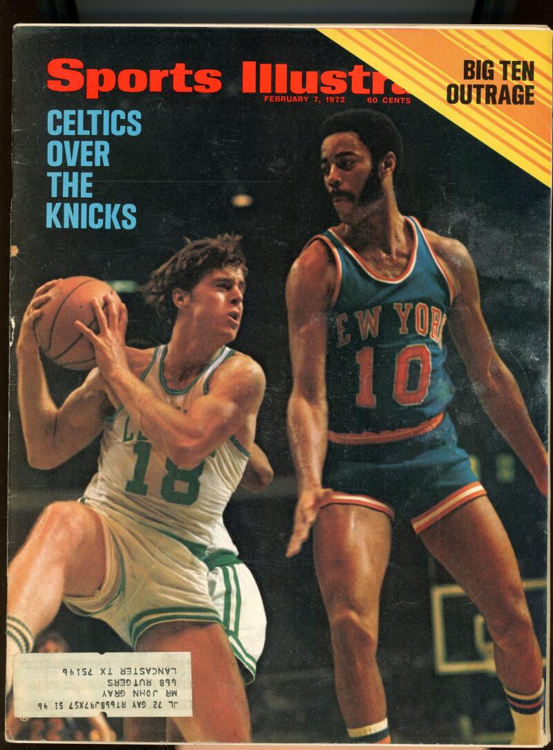 Sports Illustrated Magazine February 7 1972 Celtics Knicks  Image 1
