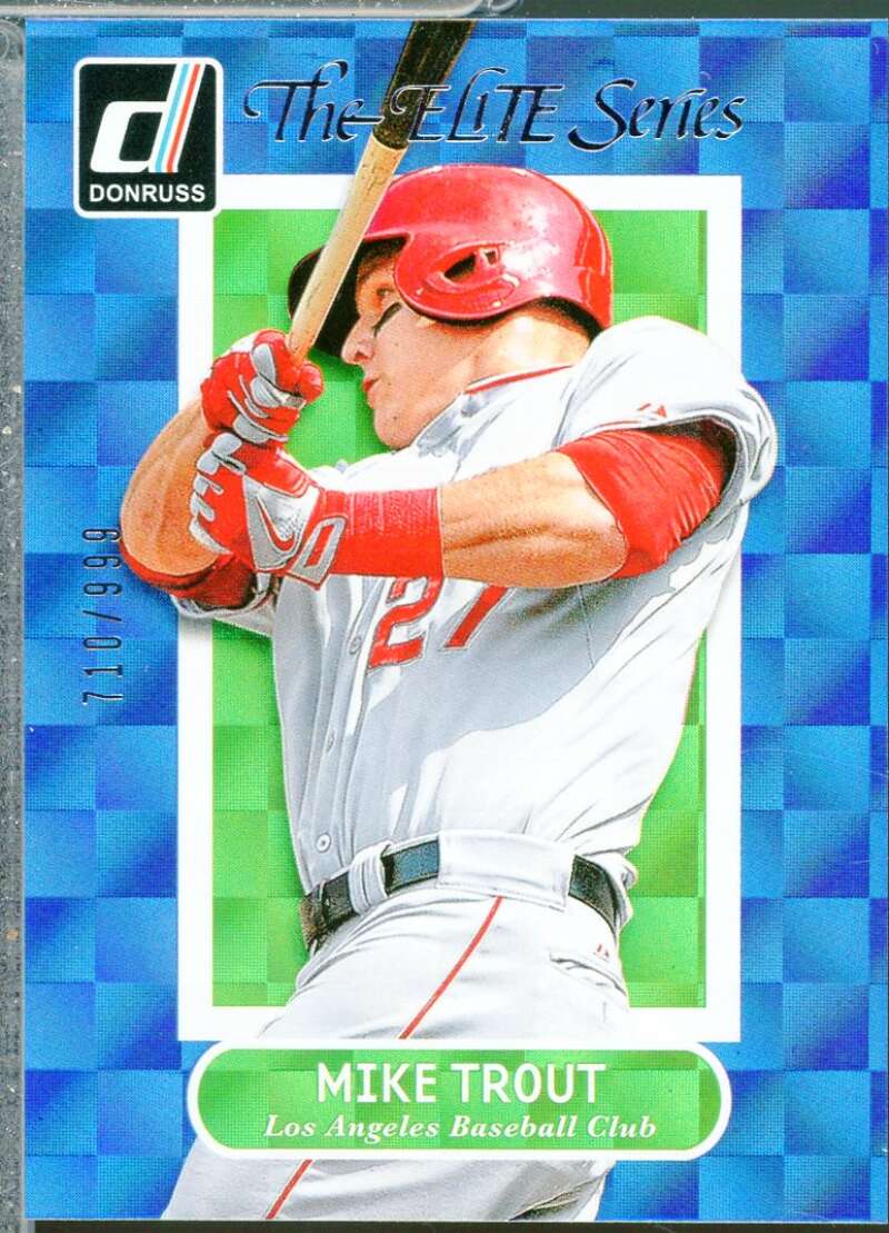 Mike Trout Card 2014 Donruss The Elite Series /999 #4  Image 1