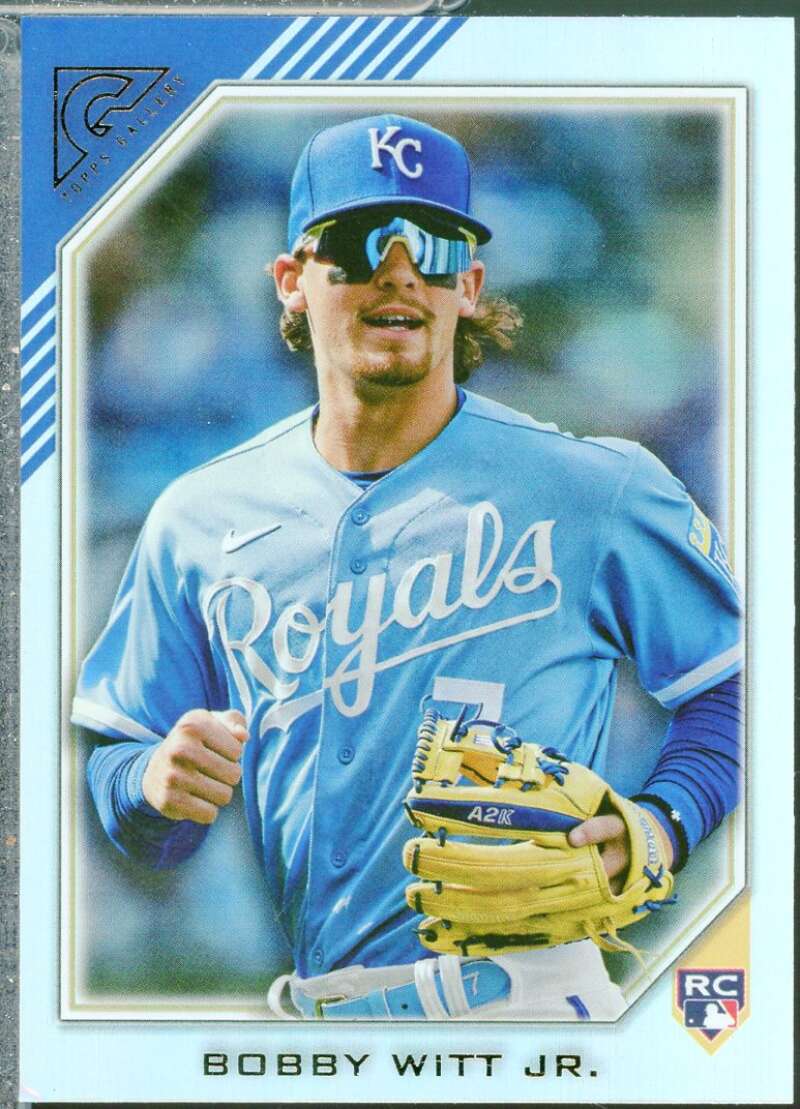 Bobby Witt Jr. Rookie (corner ding) Card 2022 Topps Gallery Rainbow Foil #200  Image 1