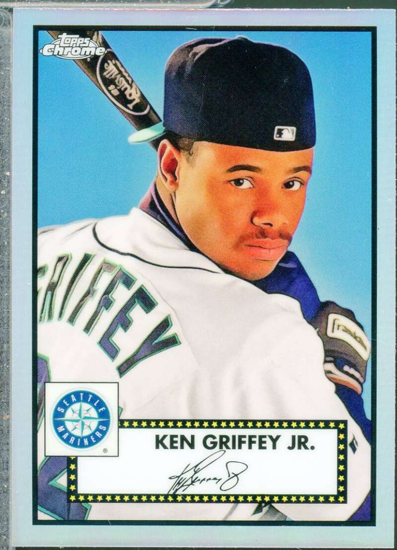 Ken Griffey Jr. Card 2021 Topps Chrome Platinum Anniversary Refractors #493  Image 1
