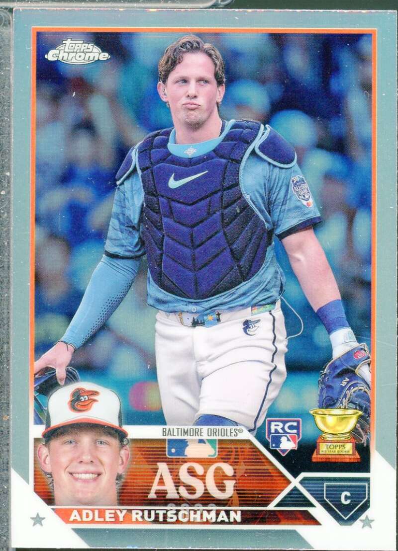 Adley Rutschman Rookie Card 2023 Topps Chrome Update '23 All Star Game #ASGC8  Image 1