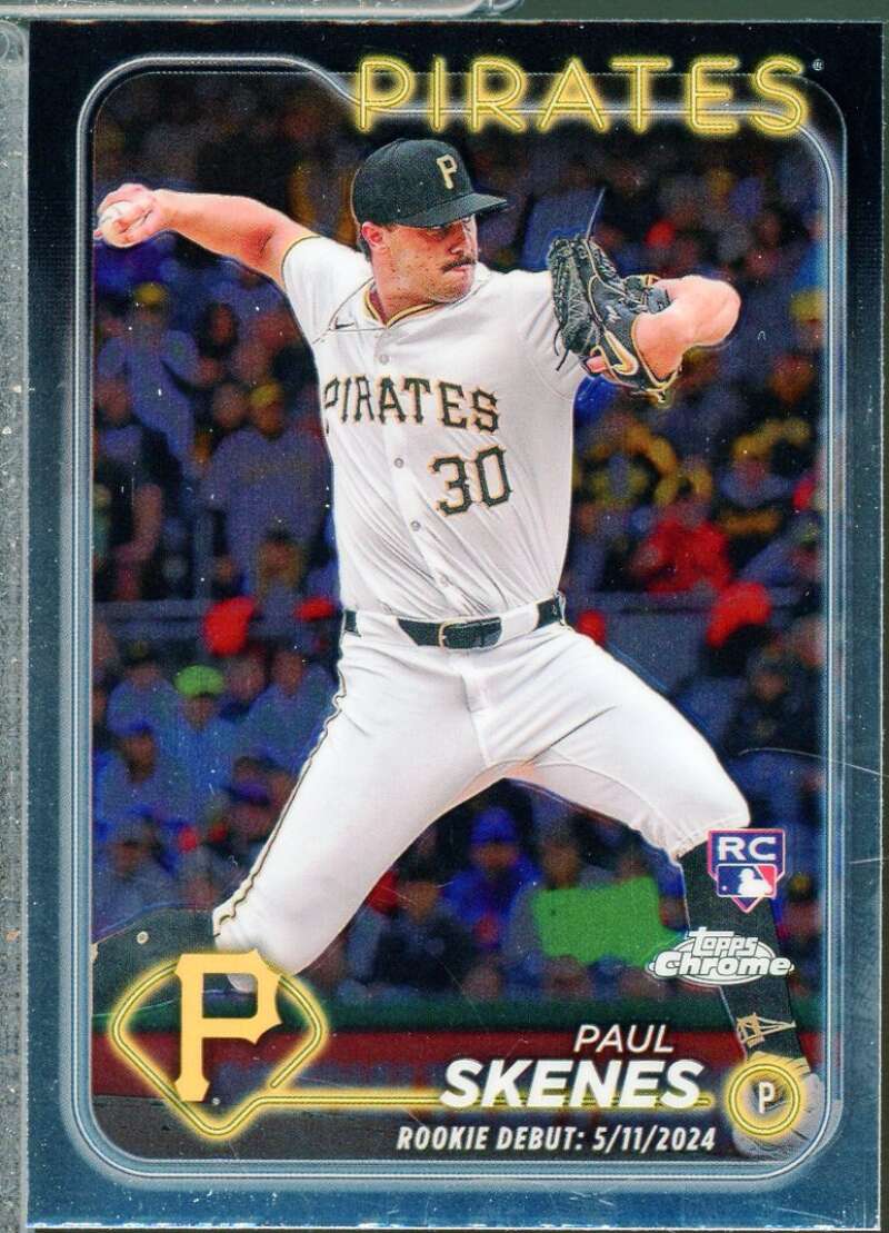 Paul Skenes Rookie Card 2024 Topps Chrome Update #USC27  Image 1