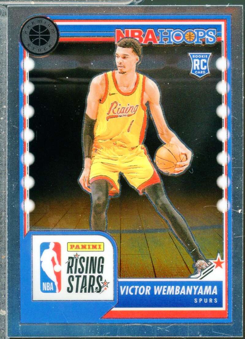 Victor Wembanyama Rookie Card 2023-24 Hoops Premium Stock #282  Image 1