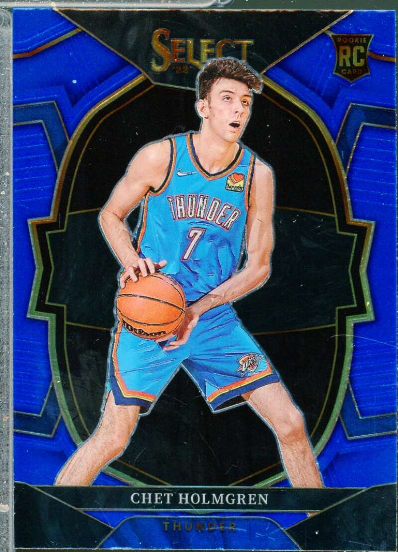 Chet Holmgren Rookie Card 2022-23 Select Blue #83  Image 1