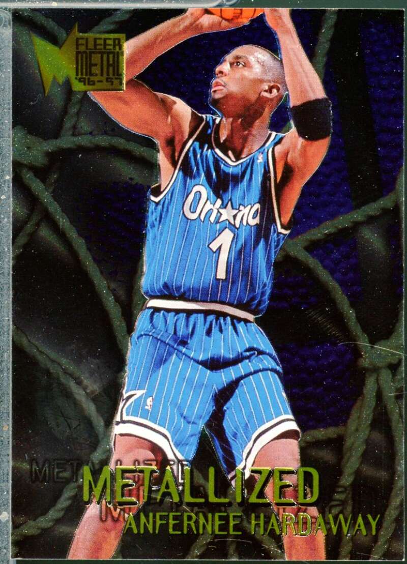Anfernee Hardaway Card 1996-97 Metal Metallized #124  Image 1
