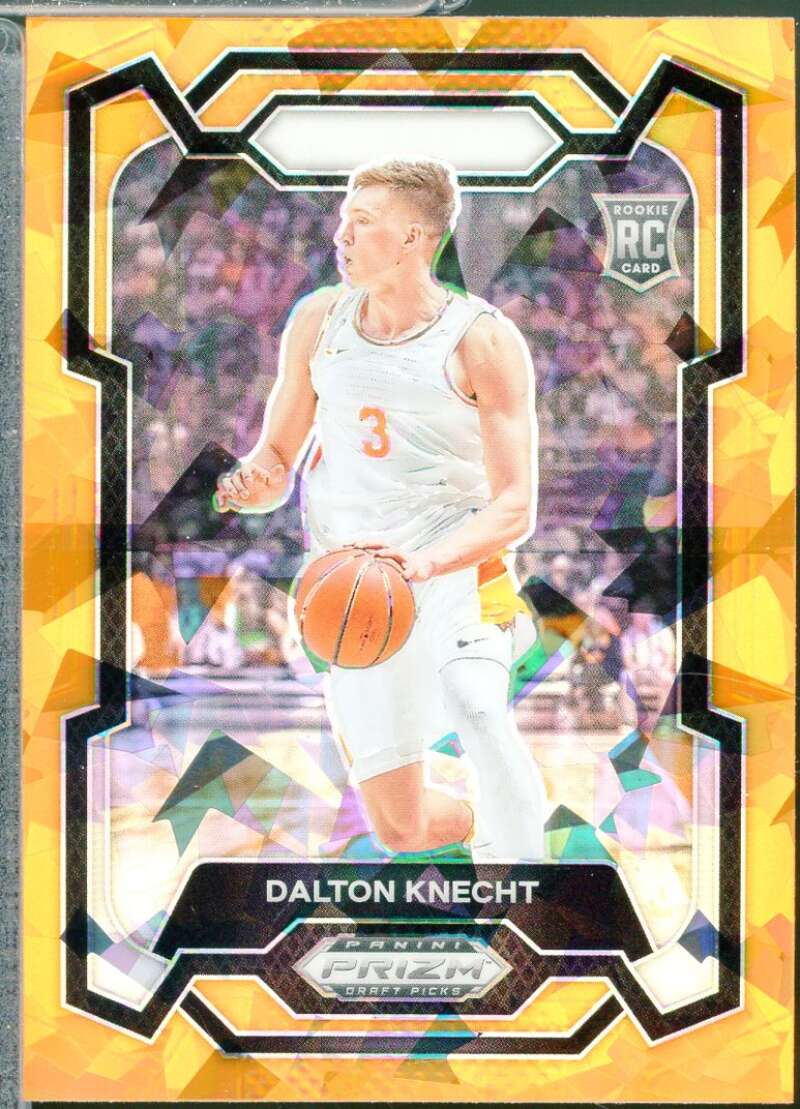 Dalton Knecht Rookie 2024-25 Panini Prizm Draft Picks Prizms Orange Ice #50  Image 1