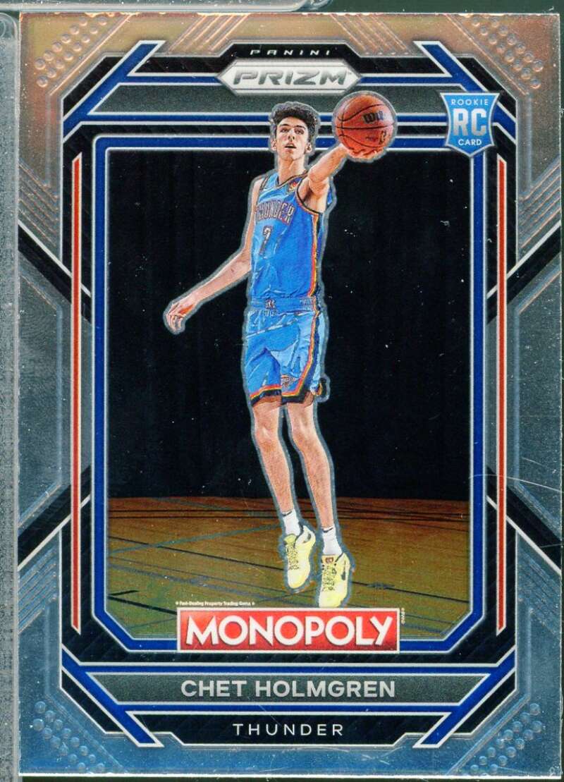 Chet Holmgren Rookie Card 2022-23 Panini Prizm Monopoly #63  Image 1