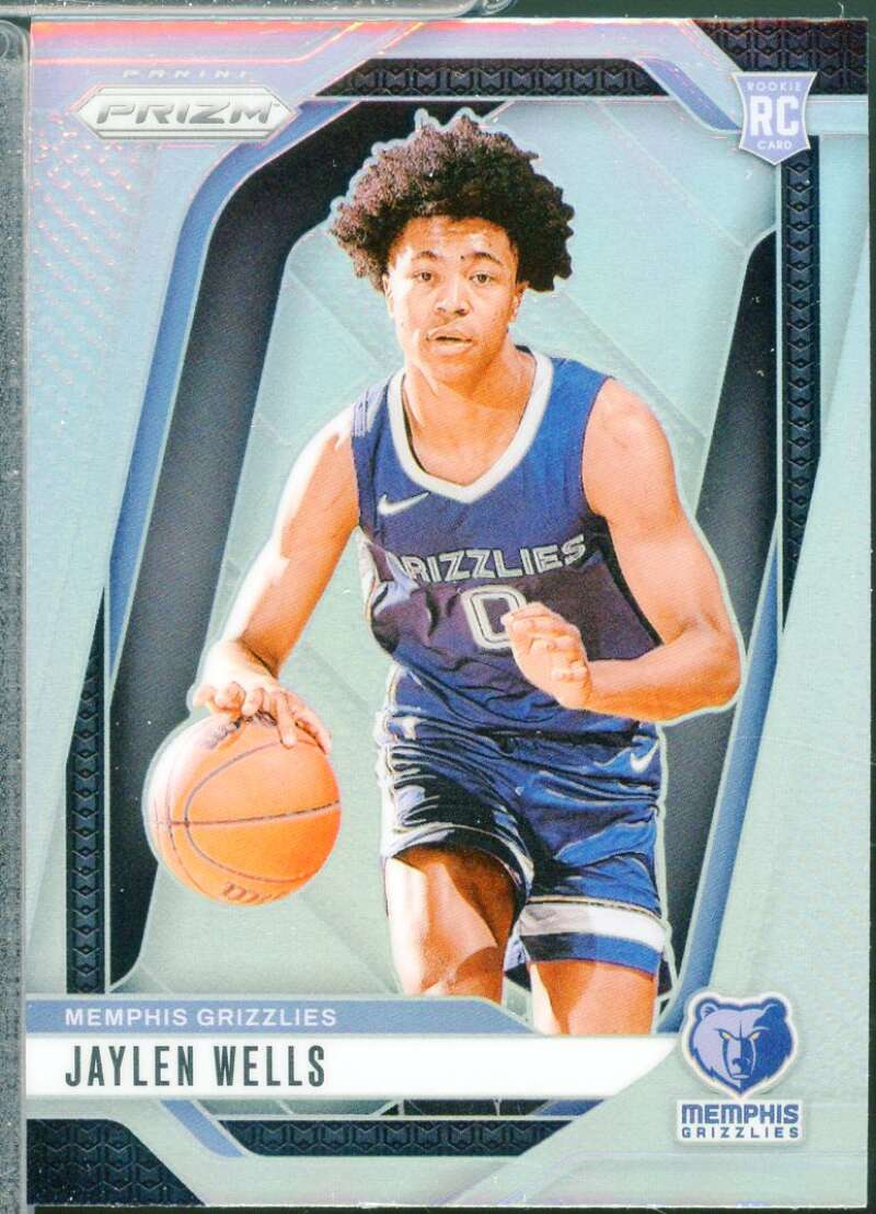 Jaylen Wells Rookie Card 2024-25 Panini Prizm Prizms Silver #239  Image 1