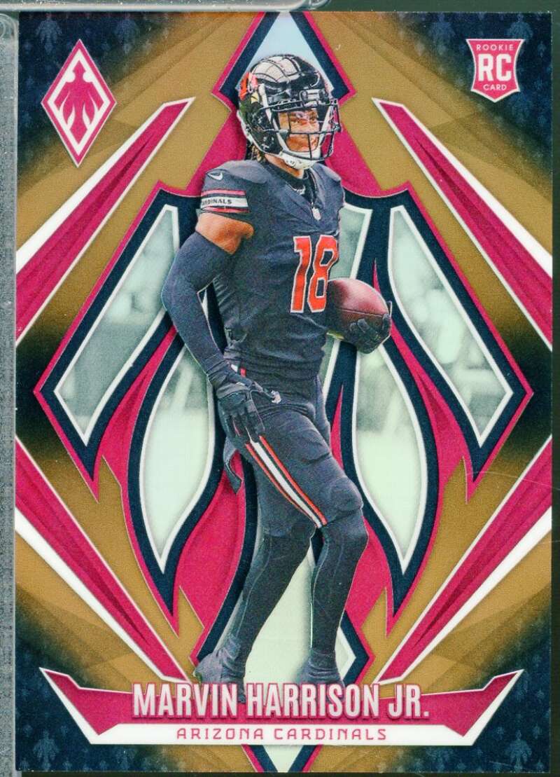Marvin Harrison Jr. Rookie Card 2024 Panini Phoenix Bronze Fade /125 #226  Image 1